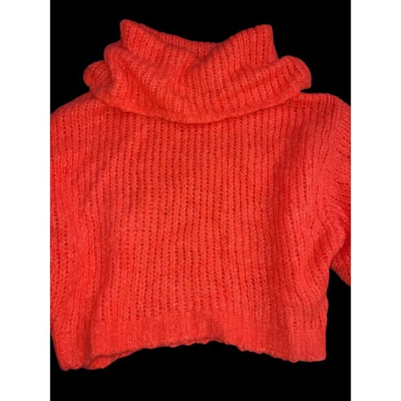 Anthropologie Pilcro Sweater XXSP Petite Rose Pink Turtleneck NWT $118 - Picture 3 of 6